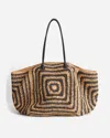 Madewell The Two-toned Straw Tote Bag