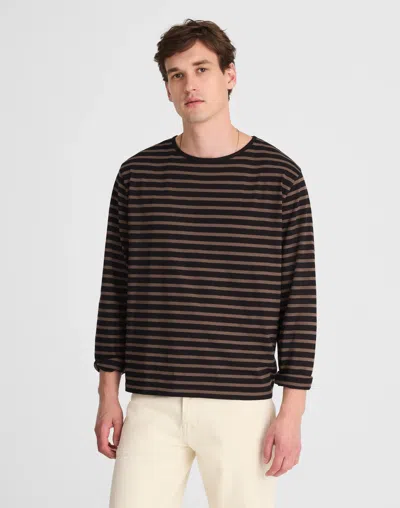 Madewell The Vintage Boatneck T-shirt In Multi