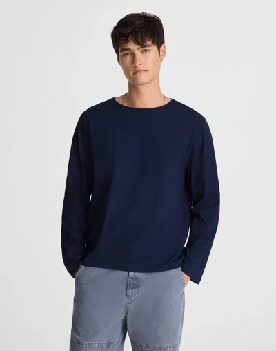 Madewell The Vintage Boatneck Tee In Purple
