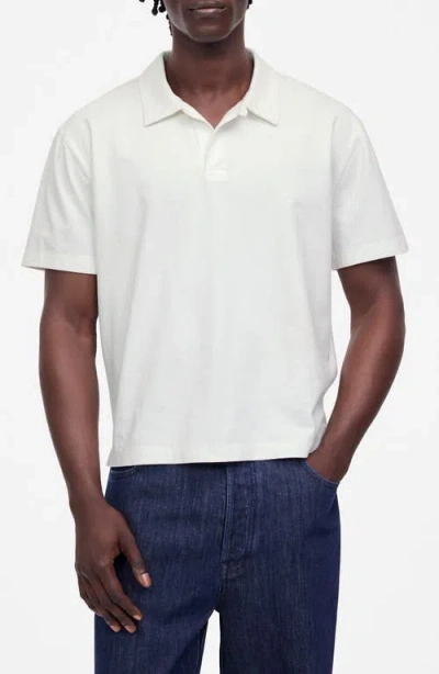 Madewell The Vintage Cotton Polo In White