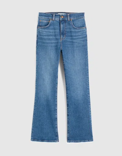 Madewell The Vintage Flare Crop Jean In Blue