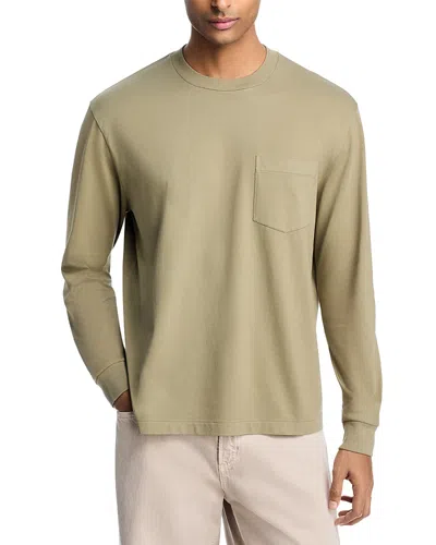 Madewell The Vintage Long Sleeve Pocket T-shirt In Green