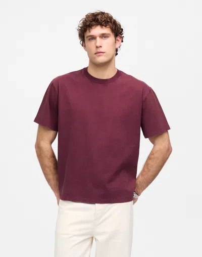 Madewell The Vintage Tee In Deep Raisin