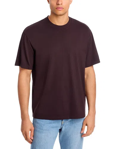Madewell Garment-dyed Allday Crewneck Tee In Dark Carob