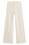 Madewell The Wide Leg Corduroy Pants In White