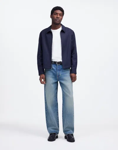 Madewell The Wide-leg Jean In Blue