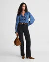 Madewell The Wide-leg Jean In Black