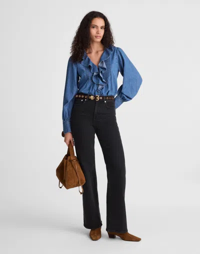 Madewell The Wide-leg Jean In Black
