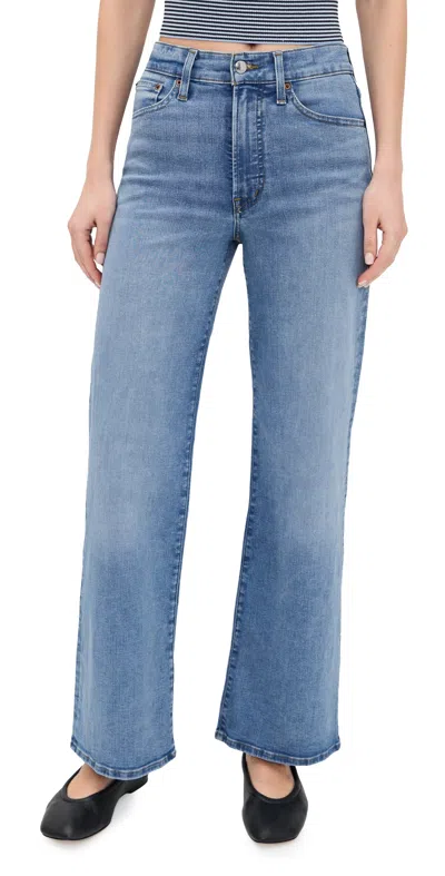 Madewell The Wide Leg Jeans Coastal Blue Wash