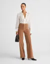 Madewell The Wide-leg Pant In Brown