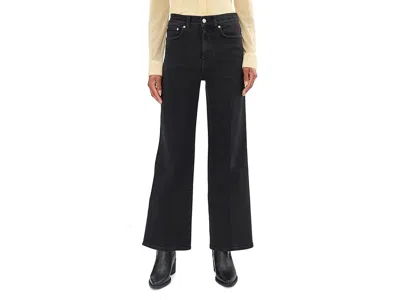 Madewell The Wide-leg Jean In Black Frost