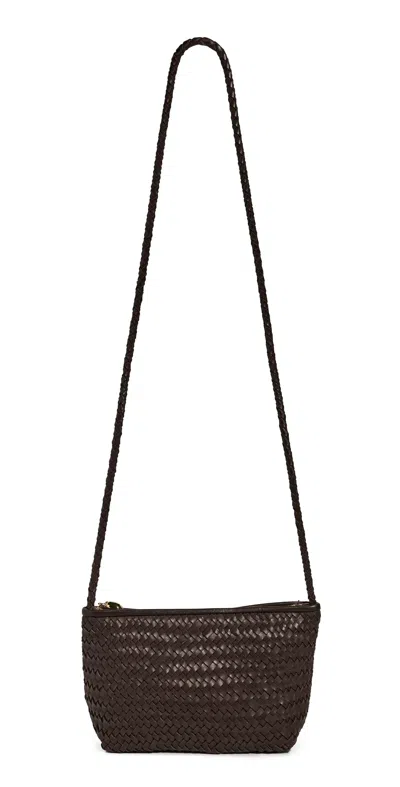 Madewell The Woven Crossbody Bag Coffee Bean In Brown