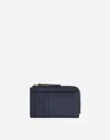 Madewell The Zip Card Case Wallet In Nighttime