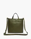 Madewell The Zip-top Transport Crossbody In Muted Olive