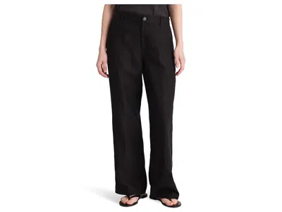 Madewell The Zoe Relaxed Straight Pant In Black