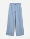 Madewell The Zoe Relaxed Wide Pant In Sunfaded Blue