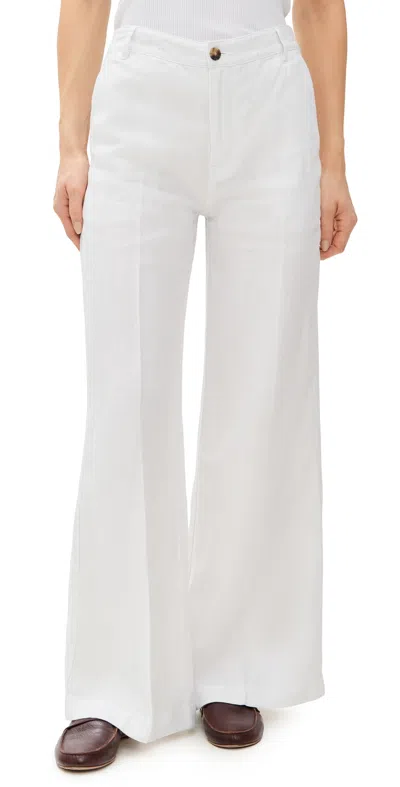 Madewell The Zoe Relaxed Wide Pants Salt