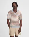 Madewell Three-button Sweater Polo In Multi