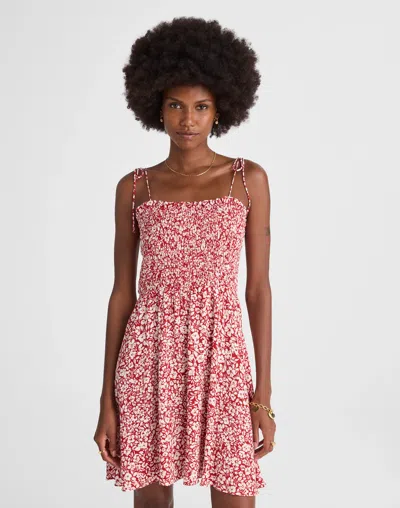 Madewell Tie Shoulder Mini Dress