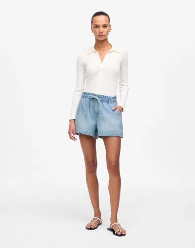 Madewell Tie-waist Denim Shorts