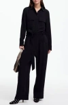 Madewell Tie Waist Straight Leg Jumpsuit