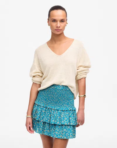 Madewell Tiered Mini Skirt