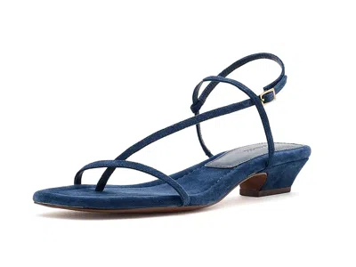 Madewell Tonio Strappy Sandals - Suede In Blue