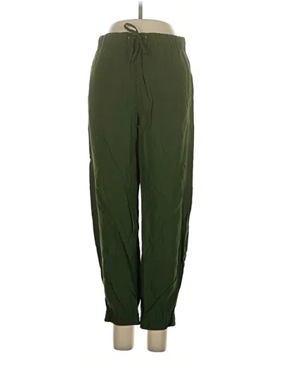 Pre-owned Madewell Track Pants In Green