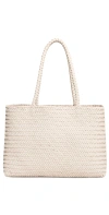 MADEWELL TRANSPORT EARLY WEEKENDER WOVEN TOTE ALABASTER