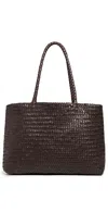 Madewell Transport Early Weekender Woven Tote Coffee Bean In True Black