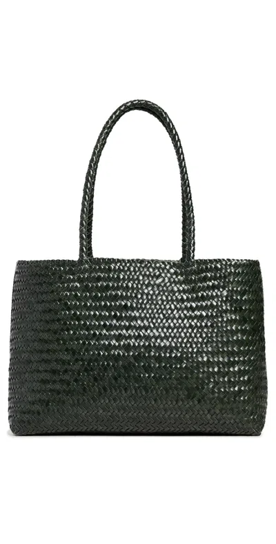 Madewell Transport Woven Tote Summit Green