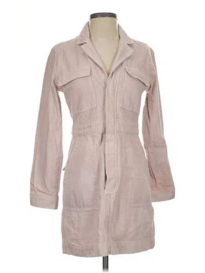 Pre-owned Madewell Trenchcoat In Pink