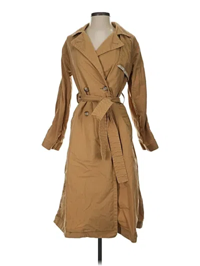 Pre-owned Madewell Trenchcoat In Tan