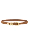 Madewell Triple Keeper Suede Belt