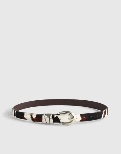 Madewell Triple Metal Keeper Belt In Black