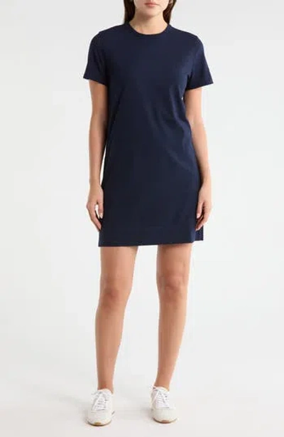 Madewell T-shirt Minidress In Midnight Navy