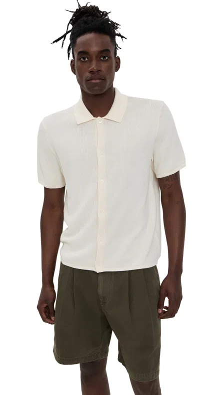 Madewell Tuck Shirt Vintage Ivory In White