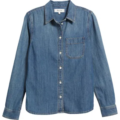 MADEWELL MADEWELL TUCKABLE DENIM BUTTON-UP SHIRT