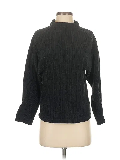 Pre-owned Madewell Turtleneck Sweater In Black