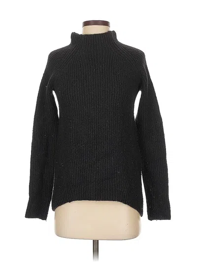 Pre-owned Madewell Turtleneck Sweater In Black