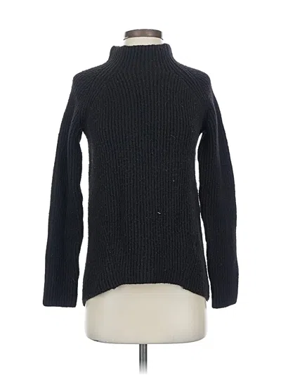 Pre-owned Madewell Turtleneck Sweater In Black