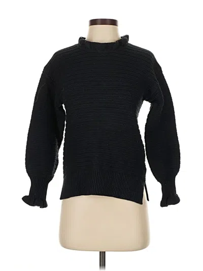 Pre-owned Madewell Turtleneck Sweater In Black