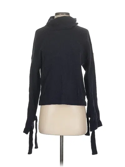 Pre-owned Madewell Turtleneck Sweater In Black