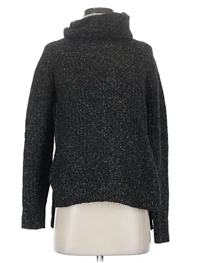 Pre-owned Madewell Turtleneck Sweater In Black