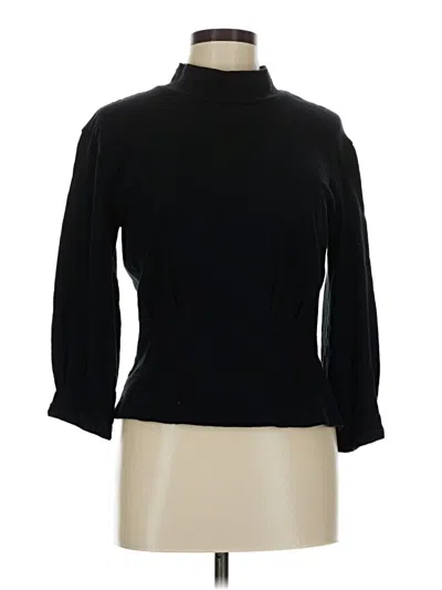 Pre-owned Madewell Turtleneck Sweater In Black