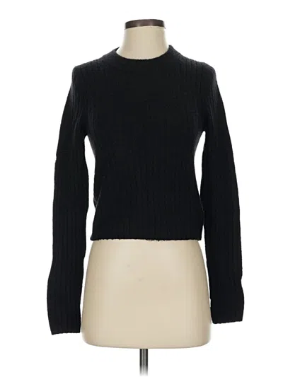 Pre-owned Madewell Turtleneck Sweater In Black