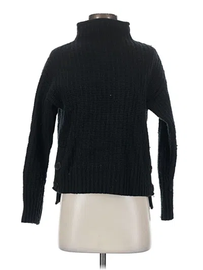 Pre-owned Madewell Turtleneck Sweater In Black