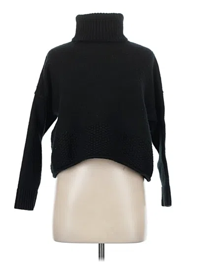 Pre-owned Madewell Turtleneck Sweater In Black