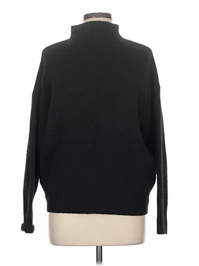 Pre-owned Madewell Turtleneck Sweater In Black