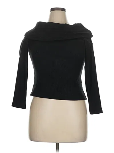 Pre-owned Madewell Turtleneck Sweater In Black
